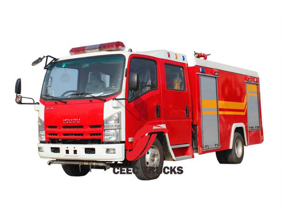 Isuzu 700P water fire fighting truck