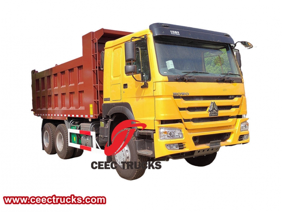 Autocarro con cassone ribaltabile da miniera Howo da 371 CV