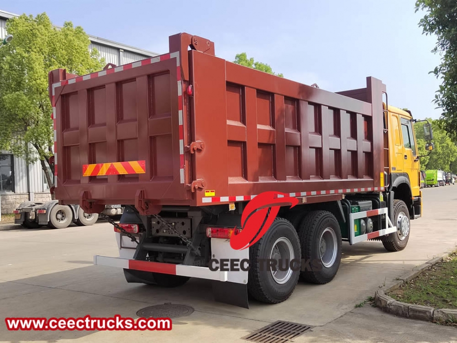 Autocarro con cassone ribaltabile da miniera Howo da 371 CV