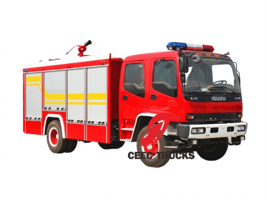 Isuzu chassis Foam Water Rescue Fire Trucks