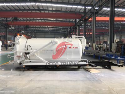 5,000 liters vacuum pump tanker body