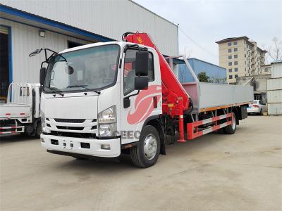 Philippines Isuzu Knuckle Boom Crane Truck With Platform