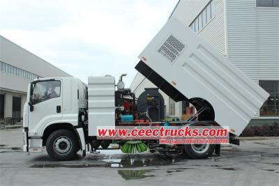 Isuzu 10 cbm airport sweeper truck