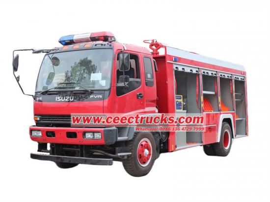 Rescue Fire Truck made by Isuzu FVR chassis