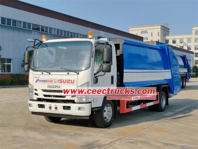 Isuzu ELF cabin rear loader compactor truck