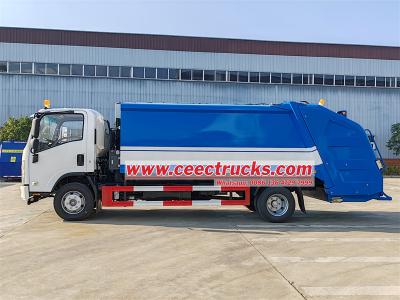 Isuzu ELF cabin rear loader compactor truck