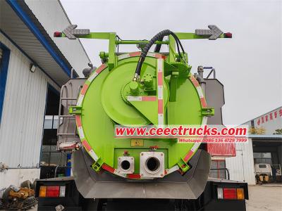 Isuzu 10 cbm combined sewer cleaning truck