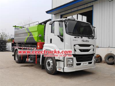 Isuzu 10 cbm combined sewer cleaning truck