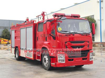 Isuzu new GIGA 4X dry chemical powder fire apparatus