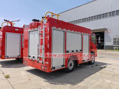 FAW small water fire rescue truck