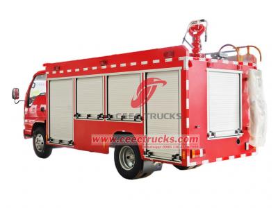 Isuzu 120HP light duty tanker fire department truck