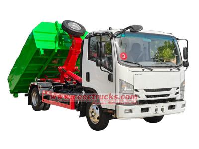 Isuzu ELF swing arm garbage truck