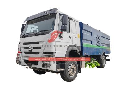 Africa Howo 300HP garbage road sweeper truck