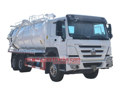 Howo 20 cbm septic tank pump truck