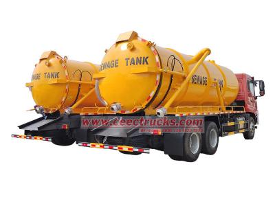 Howo 20 cbm vacuum suction pump truck