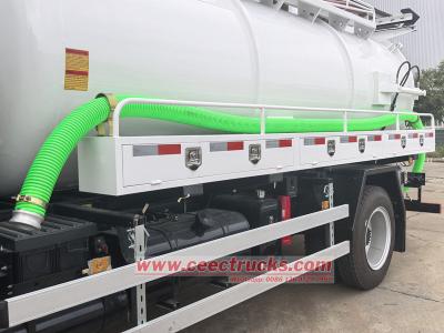Howo 5cbm vacuum suction pump truck
