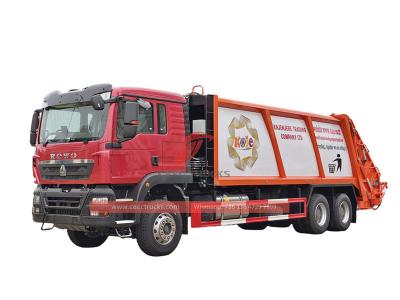 Howo 20CBM garbage rear loader