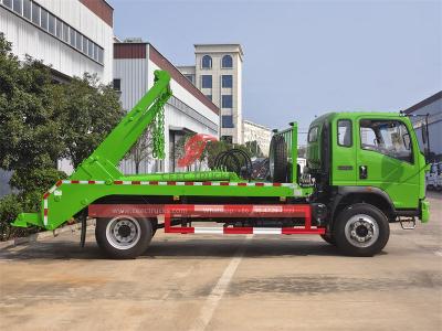 HOWO 8CBM swing arm garbage truck