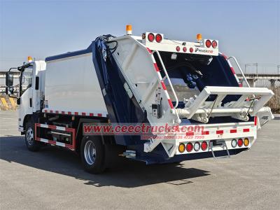 ISUZU electric truck mounted 6cbm garbage compactor