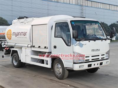ISUZU helicopter jet fuel tanker truck 5000L