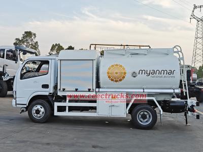 ISUZU helicopter jet fuel tanker truck 5000L