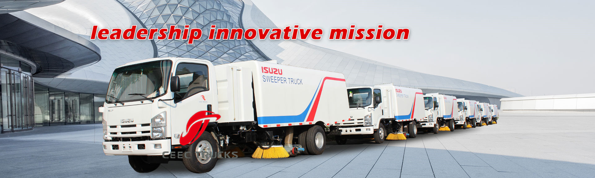 isuzu road sweeping truck