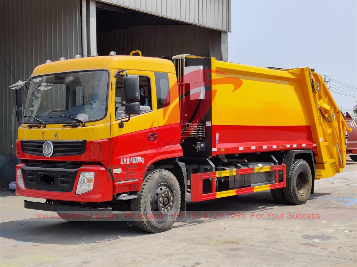 Nuovissimo camion compattatore di rifiuti Dongfeng 12CBM in vendita