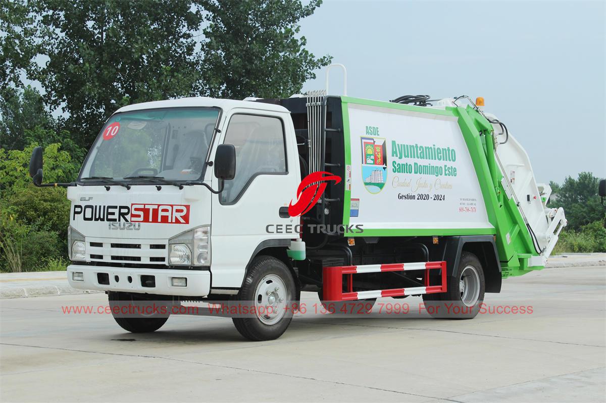 Fornitore di camion compattatori per rifiuti ISUZU NKR 6CBM - CEEC TRUCKS