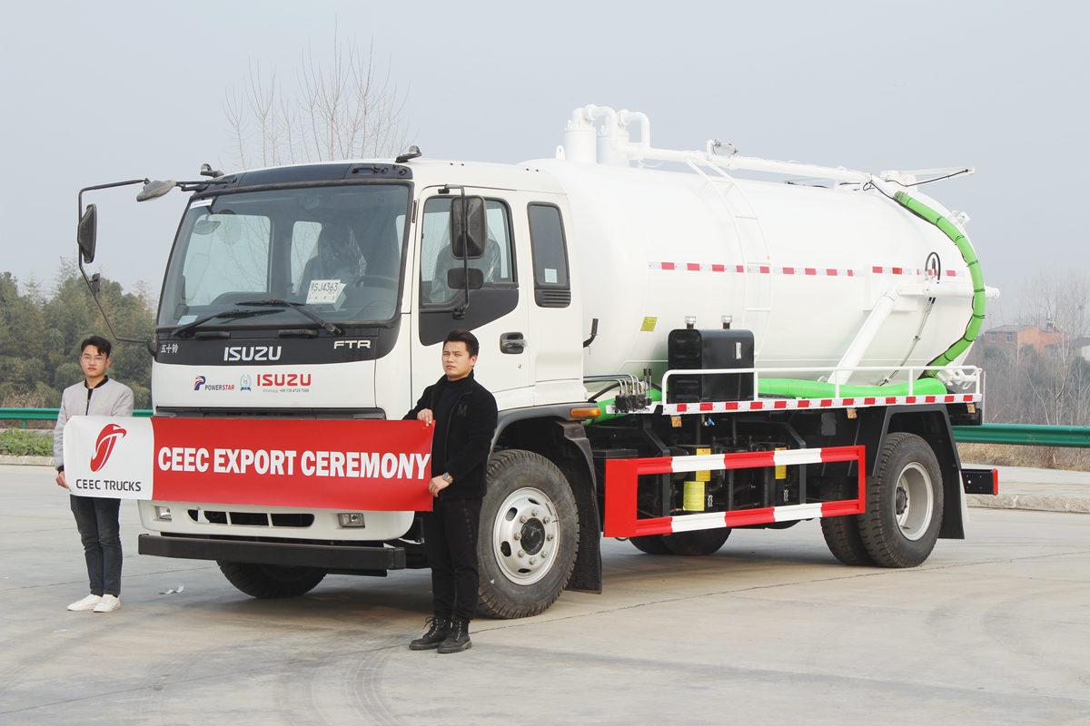 Autocisterna aspirante per liquami ISUZU FTR 12000 litri al miglior prezzo