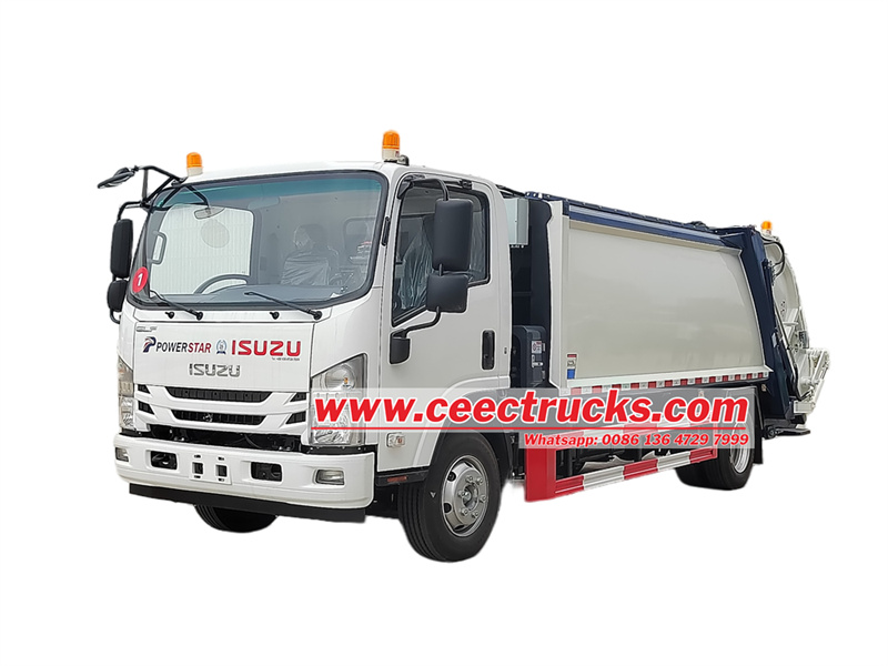 Come utilizzare il camion della spazzatura con caricatore posteriore Isuzu 700P?