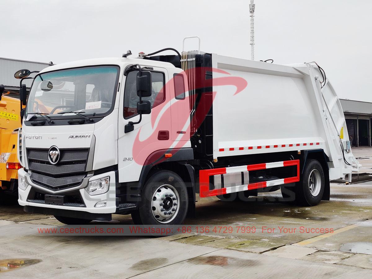 Camion compattatore di rifiuti FOTON 12 CBM per la Guinea