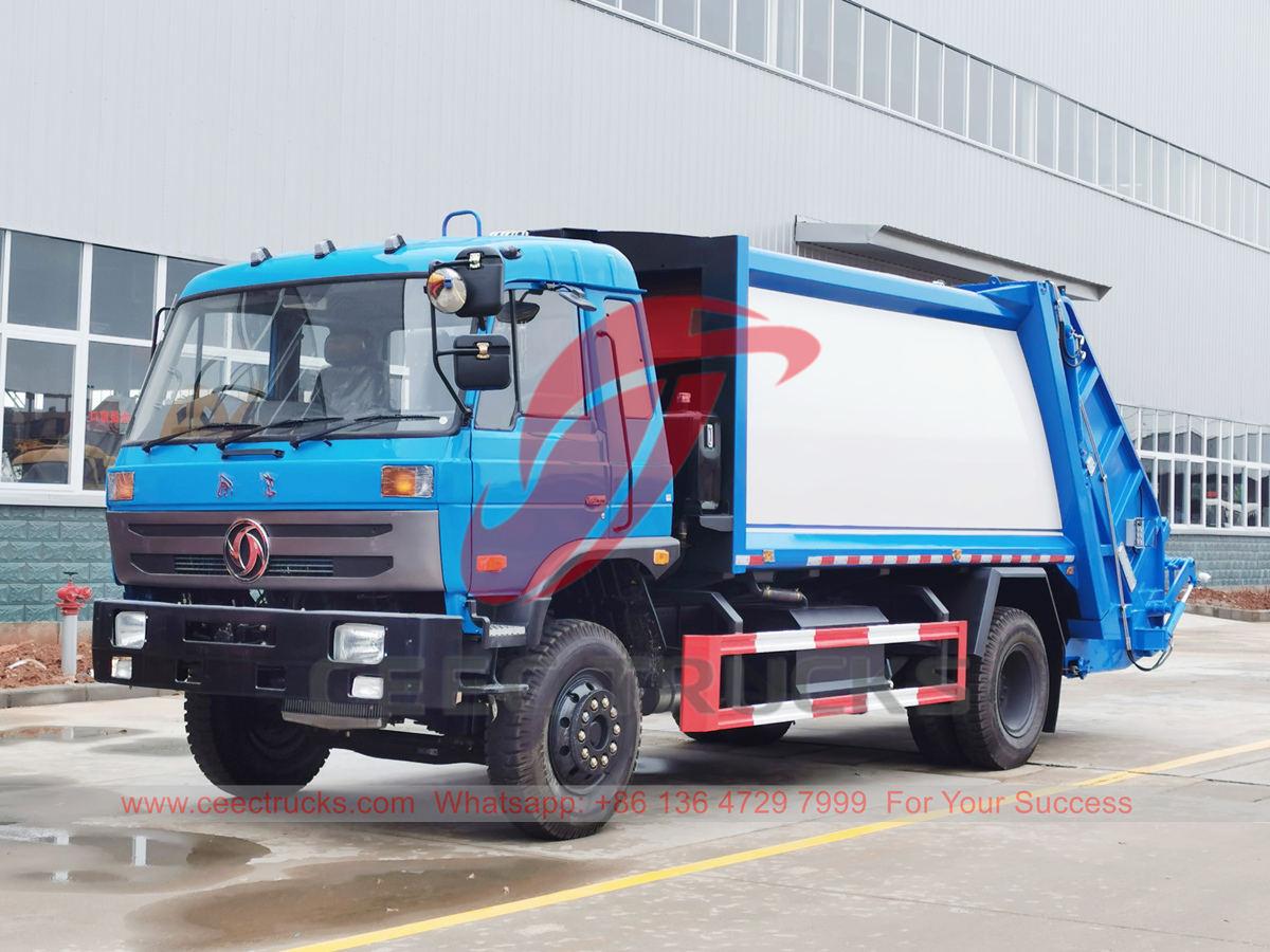 Camion compattatore di rifiuti Dongfeng 14CBM per l'esportazione