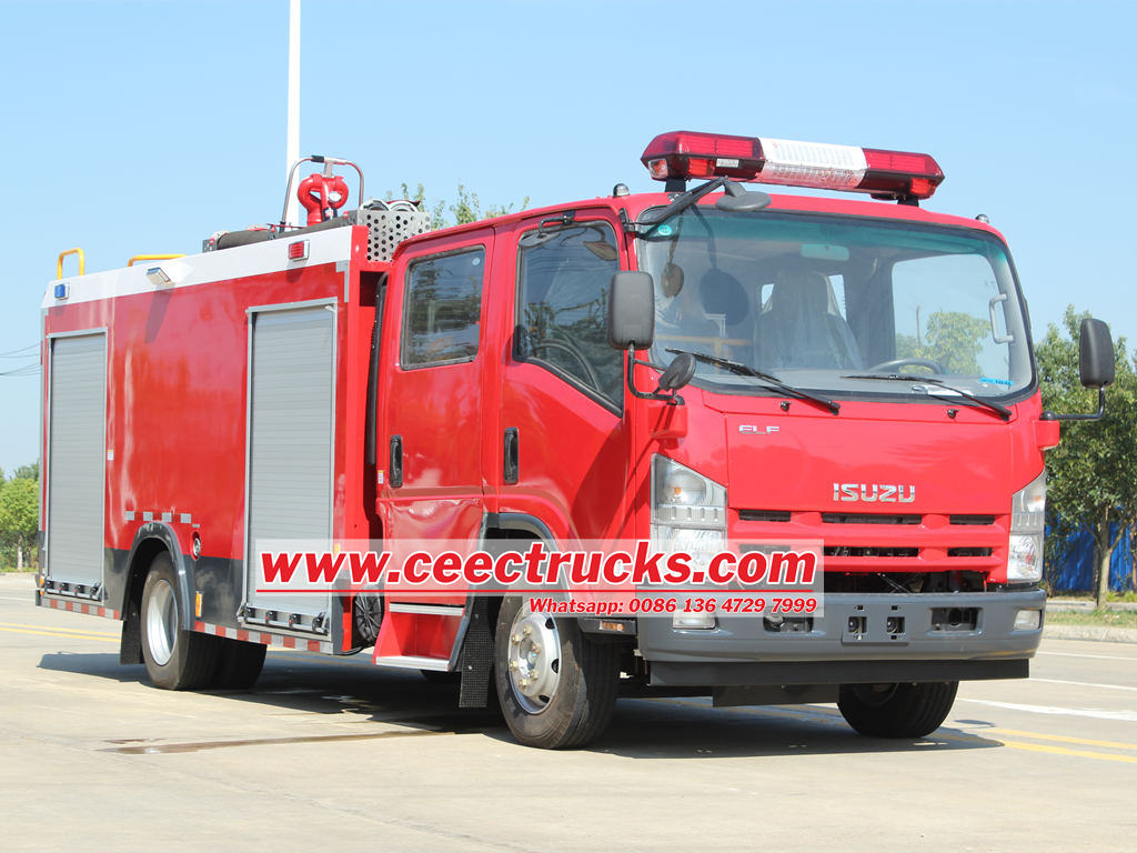 Pompe antincendio più comunemente usate sui camion dei vigili del fuoco Isuzu