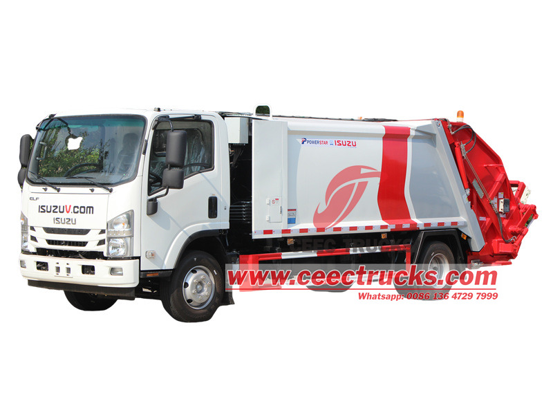 Autocarro con caricatore posteriore Isuzu