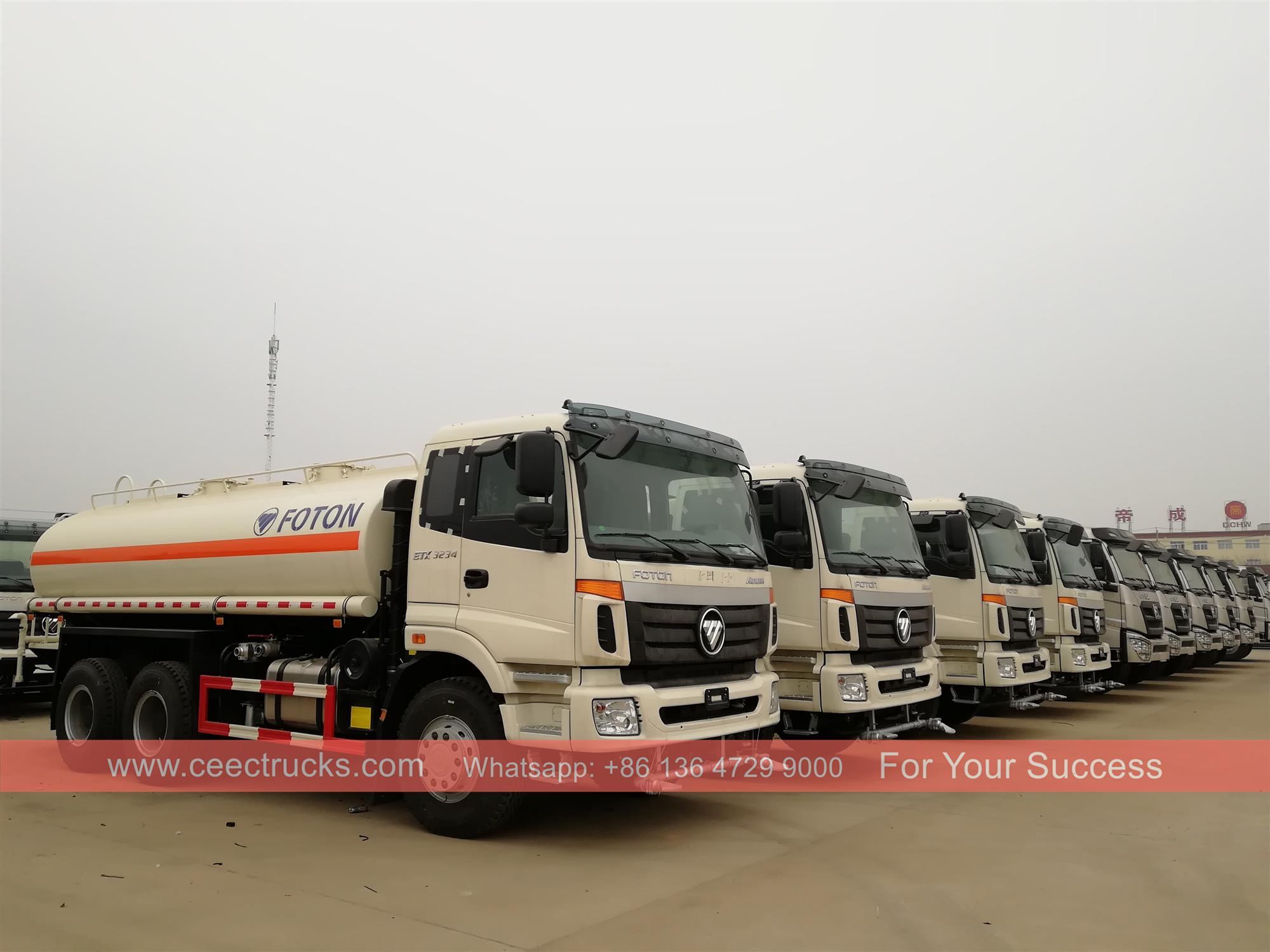 35 unità di camion cisterna per acqua FOTON sono state consegnate in Africa