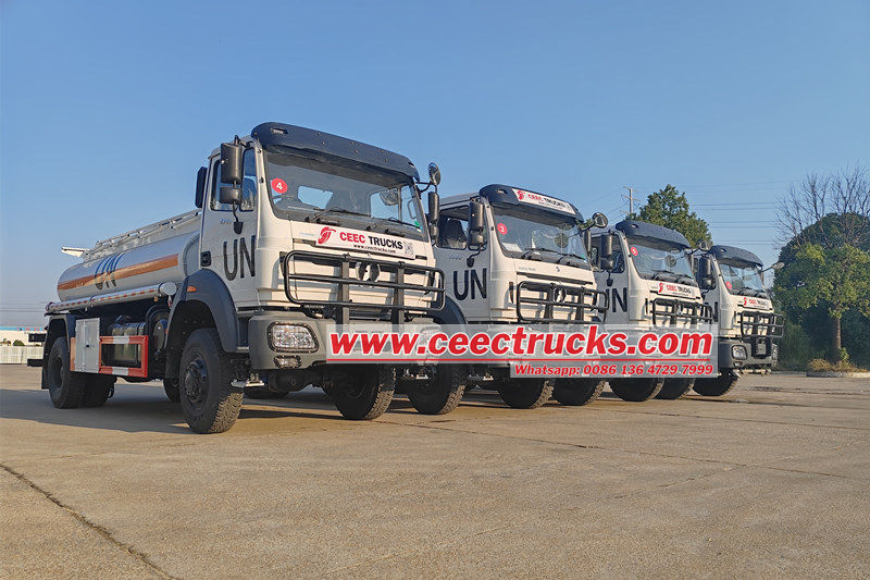 Beiben 1929 camion cisterna per acqua fuoristrada per l'esercito delle Nazioni Unite