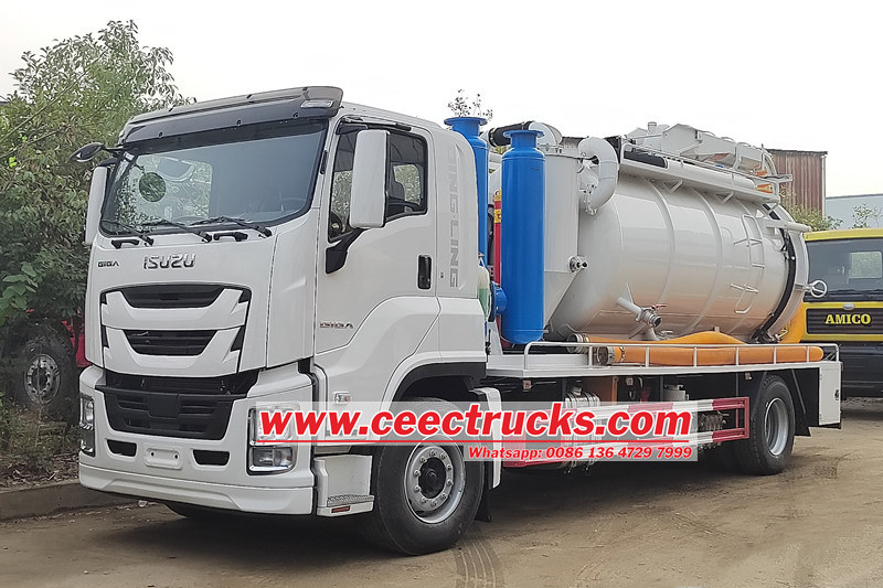 Isuzu Giga 10.000 litri camion a getto combinato