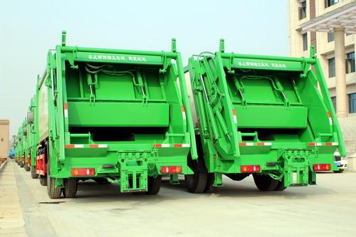 50 camion compattatore di rifiuti da 12 CBM per la provincia cinese dello Xinjiang