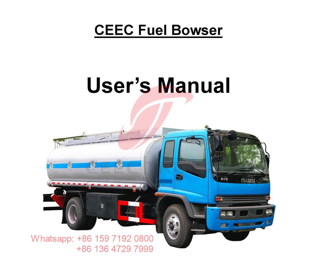 Myanmar--Manuale Bowser carburante ISUZU 16000 litri