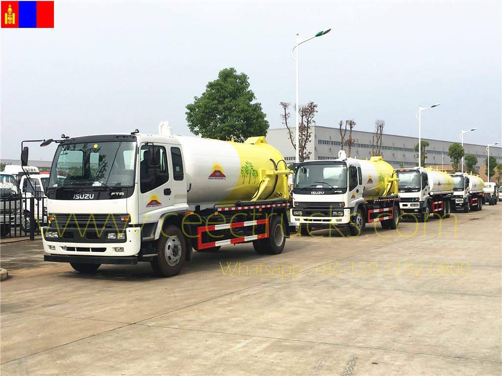 Un'azienda mongola importa camion sanitari ISUZU da CEEC TRUCKS