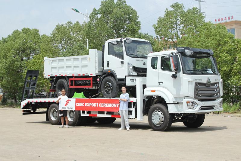 Sud-est asiatico - Consegna del camion autocaricante e dell'autocarro con cassone ribaltabile Howo