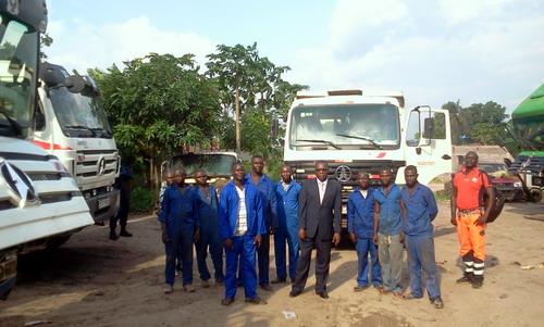 Ordine del cliente del Congo beiben 2529 dumper