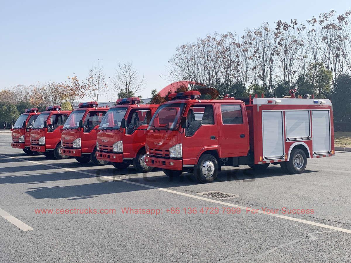 Vietnam - 8 unità ISUZU da 1500 litri ad acqua consegnate da CEEC TRUCKS