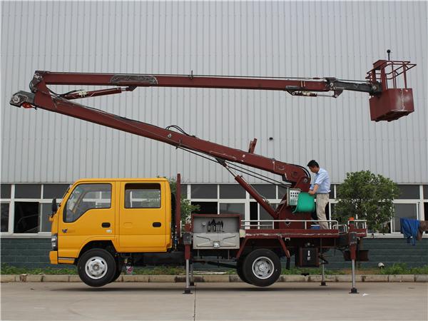 Guida CEEC - Manuale del proprietario del camion con piattaforma di lavoro aerea ISUZU da 18 m