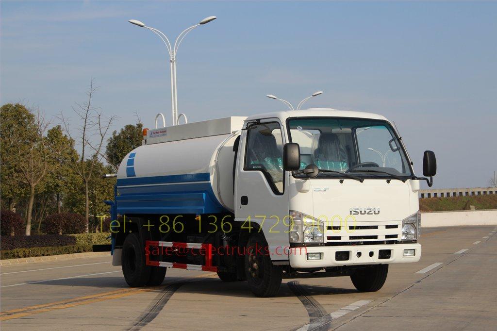 5 unità ISUZU 100 P camion cisterna per acqua esportate nell'Asia meridionale